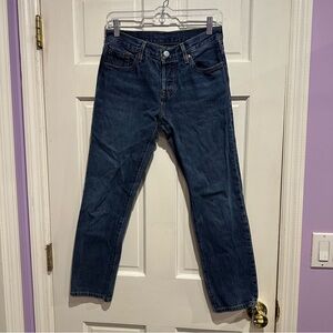Levi’s 501 CT Tapered Jeans Medium Wash Button Fly Size 28